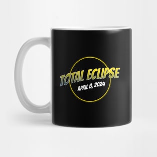 Total Solar Eclipse April 2024 Comic Style Mug